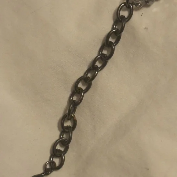 Vintage Chic Silver and Gray Gemstone Bracelet - Picture 12 of 16